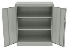 Tennsco 1442-Lgy Standard Counter & Desk High Cabinet