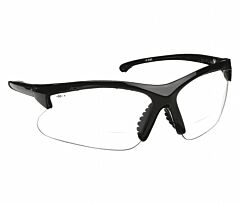 Kleenguard 19891 V60 30-06 Rx Readers Prescription Safety Glasses, Black Frame, Clear Hardcoated Lens With +2.5 Diopters, 1/Each