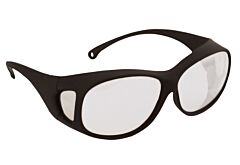 Kleenguard 20746 V50 Otg Safety Glasses, Black Frame, Clear Anti-Fog Lens, 1/Each