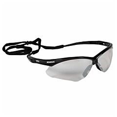 Kleenguard 25685 Nemesis Safety Glasses, Black Frame, Indoor/Outdoor Uncoated Lens, 1/Each