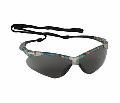 Kleenguard 22609 Nemesis Safety Glasses, Camo Frame, Smoke Anti-Fog Lens, 1/Each