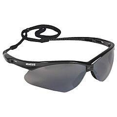 Kleenguard 20380 V30 Nemesis™ Csa Safety Glasses, Smoke Mirror, Polycarbonate Lens, Uncoated, Black Frame/Temples, Nylon
