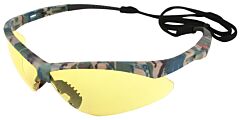 Kleenguard 22610 Nemesis Safety Glasses, Camo Frame, Amber Anti-Fog Lens, 1/Each