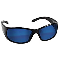 Kleenguard 21307 Smith & Wesson Elite Safety Glasses, Black Frame, Blue Mirror Lens, 1/Each