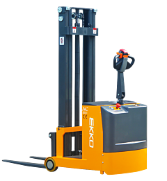 Ekko Ek07S Counterbalance Walkie Stacker 1550 Lb Capacity, 118" Lift Height
