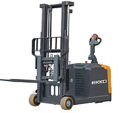 Ekko Ek14S-130 Counterbalanced Walkie Stacker, 3300 Lb Capacity, 130" Lift Height