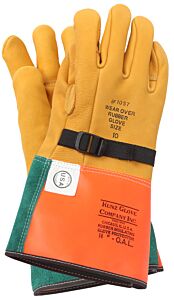 Kunz 1057-3*11 Cowhide Primary Protector 12", Made In The Usa, Tan, Size 11