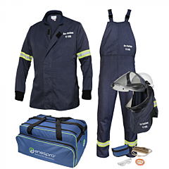 Enespro En12Ktntnb042X Airlite 12 Cal Jacket & Bib Kit W/Lf Shroud, Navy, Size 2X-Large