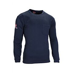 Drifire Tee-Pdn-2Xt Power Dry Fr Long Sleeve T-Shirt, Navy, Size 2X-Large / Tall