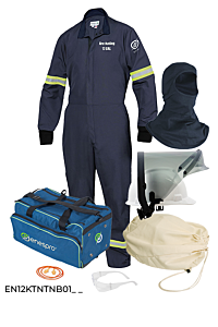Enespro En12Ktntnb013Xt Airlite 12 Cal Coverall Kit, Navy, Size 3X-Large / Tall