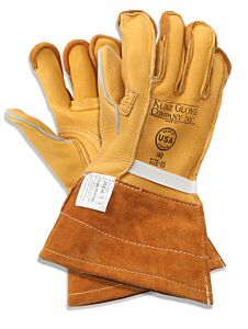 Kunz 148-Sm Buckskin With 4.5" Cuff, Bucktan, Size Small