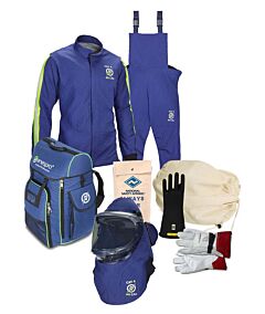 Enespro Enarc40Kitfan2-Sm08 Apex 40 Cal Kit Reg. Hood W/Fans, Gloves, Blue, Size Small