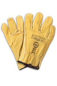 Kunz 956-Xl Cowhide Driver, Unlined, Tan, Size X-Large