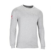 Drifire Tee-Pdg-Xlt Power Dry Fr Long Sleeve T-Shirt, Grey, Size X-Large / Tall