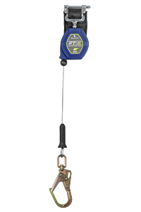 Falltech 82808Sp0S 8' Cable Ft-X Class 2 Leading Edge Srl, Single-Leg With Steel Swivel Mini Rebar Hook