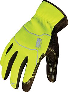 Ironclad Exo2-Hsy-02-S Hi-Viz Utility Safety Yellow Gloves, Multi Color Options, Yellow, Size Small