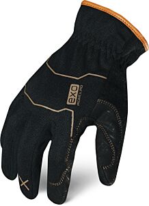Ironclad Exo2-Mulr-02-S Exo Utility Leather Reinforced Gloves, Reinforced Palm, Black & Tan, Size Small
