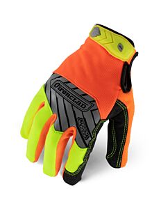 Ironclad Iex-Hvp-02-S Command Pro Gloves, Touchscreen, Hi-Viz Yellow & Orange, Size Small