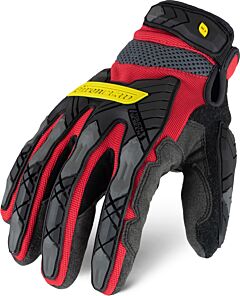 Ironclad Iex-Migr5-02-S Command Impact 360 Cut A6 Gloves, Touchscreen, Red & Black, Size Small
