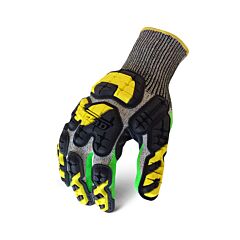 Ironclad Indi-Kc5G-07-Xxxl Kong 360° Cut A5 Grip Gloves, Black/Green, Size 3X-Large