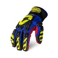 Ironclad Kdc5W-04-L Kong Deck Crew Waterproof Gloves, Cut A7, Blue & Black, Size Large