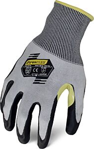 Ironclad Kkc3Fn-01-Xs Command A3 Foam Nitrile Gloves, Vend Packed, Gray & Black, Size X-Small