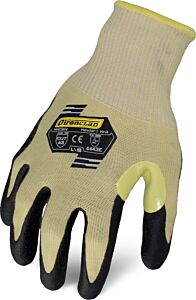 Ironclad Kkc3Kv-02-S Command Knit A3 Kevlar Gloves, Touchscreen, Vend Packed, Yellow & Black, Size Small