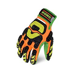 Ironclad Lpi-Cc5-07-Xxxl Kong Closed Cuff A4 Gloves, Low Profile, Orange & Green, Size 3X-Large