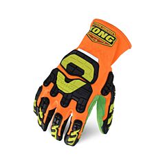 Ironclad Lpi-Oc5-07-Xxxl Kong Opem Cuff A4 Gloves, Low Profile, Orange & Green, Size 3X-Large