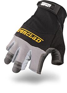 Ironclad Mfi2-06-Xxl Mach-5 Vibration Impact Gloves, Fingerless, Black, Size 2X-Large