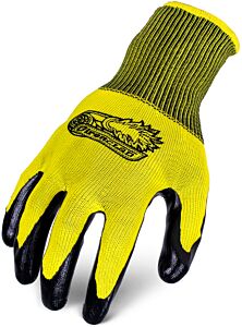 Ironclad R-Trb10-04-L Turbo Gloves, 10-Pack Knit Smooth Nitrile, Size Large