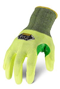 Ironclad Skc2Pu-Y-05-Xl Command A2 Pu Knit Gloves, Touchscreen, Vend Packed, Hi-Viz Yellow, Size X-Large