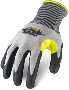 Ironclad Skc3Fn-01-Xs Command A3 Fn Knit Gloves, Touchscreen, Vend Packed, Gray, Size X-Small