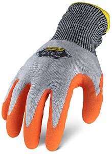 Ironclad Skc4Lw-06-Xxl Command Insulated A6 Latex Gloves, Vend Packed, Gray & Orange, Size 2X-Large