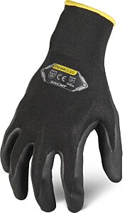 Ironclad Skcmf-04-L Command Microfoam Nitrile Knit Gloves, Touchscreen, Vend Packed, Black, Size Large