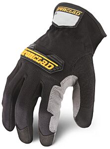 Ironclad Wfg-01-Xs Workforce Gloves, Tpr Knuckle Impact Protection, Black, Size X-Small