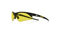 Ironclad G61043 Helio Safety Glasses, Half Frame, Anti-Scratch/Anti-Fog, Yellow Lens
