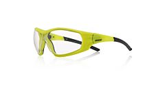 Ironclad G61062 Axis Safety Glasses, Hybrid, Hi Viz Frame, Anti-Scratch/Anti-Fog, Clear Lens