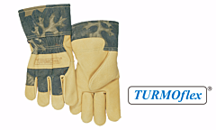 Weldas 10-2288L Turmoflex Winter Work Gloves, Top Grain Pigskin, Safety Cuff, Camo, Size Large, 1/Pair