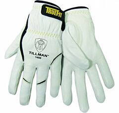 Tillman 1488M Pearl Top Grain Goatskin And Kevlar® Stretch Unlined Lined Tig Welders Gloves, Size Medium