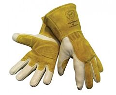 Tillman 52L Top Grain Cowhide And Split Cowhide Fleece Lined Mig Welders Gloves, Size Large