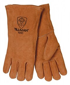 Tillman 1001-L 14" Shoulder Split Cowhide Welding Gloves, Size Large, 1/Pair