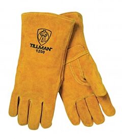 Tillman 1200 Premium Stick Welding Gloves, Side Split Cowhide, 1/Pair