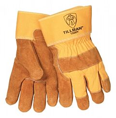Tillman 1500Y Cowhide/Canvas Work Gloves, Size Large, 1/Pair