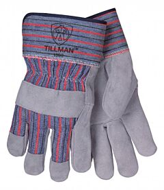 Tillman 1505-X Cowhide/Canvas Work Gloves, Size Large, 1/Pair