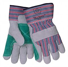 Tillman 1515 Cowhide/Canvas Work Gloves, Size Large, 1/Pair