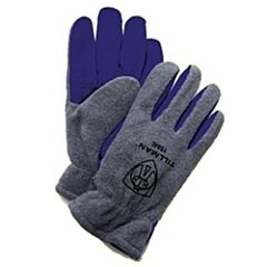 Tillman 1584-L Gray Polar Fleece/Cowhide Winter Gloves, Size Large, 1 Pair
