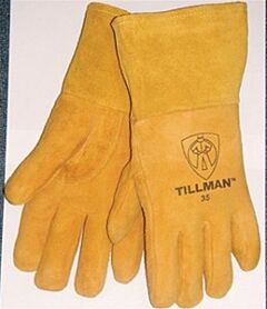 Tillman 35-L Deerskin Mig Gloves, Size Large, 1/Pair