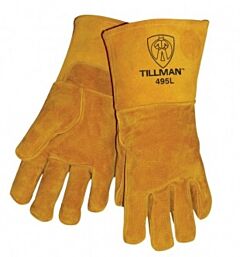 Tillman 495-S Pigskin Stick Gloves, Size Small, 1/Pair