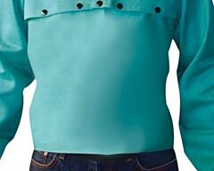 Tillman 6114 Green Flame Retardant Cotton Bib, 14" Length